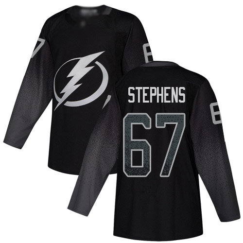 Adidas Tampa Bay Lightning Men #67 Mitchell Stephens Black Alternate Authentic Stitched NHL Jersey->tampa bay lightning->NHL Jersey